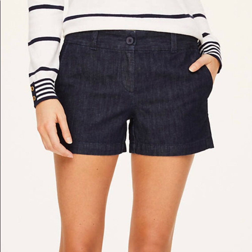LOFT denim shorts